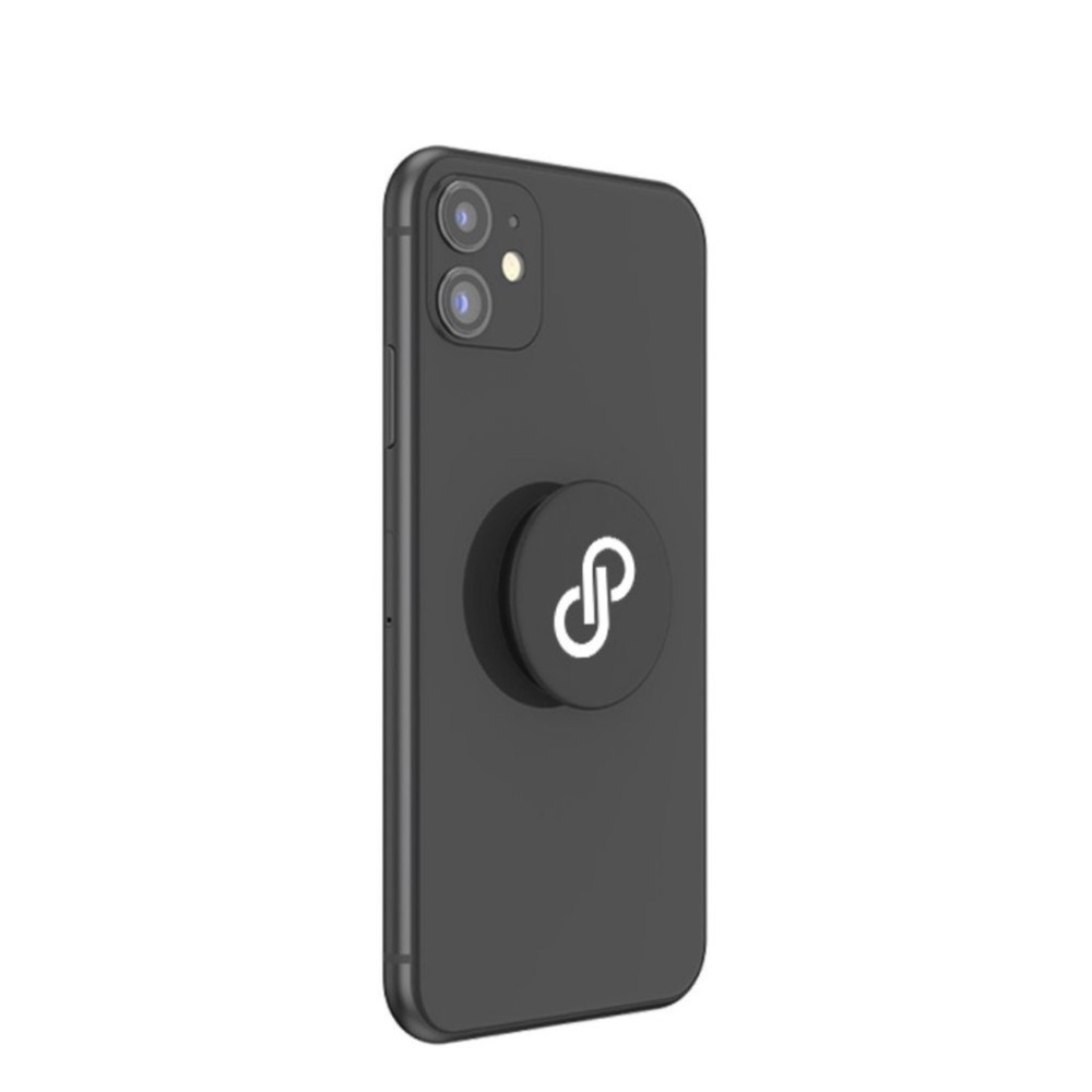 🎉HP 5/2/23 Poshmark Pop Socket Round 1.5 X 1.5” Black White Logo - Picture 2 of 6